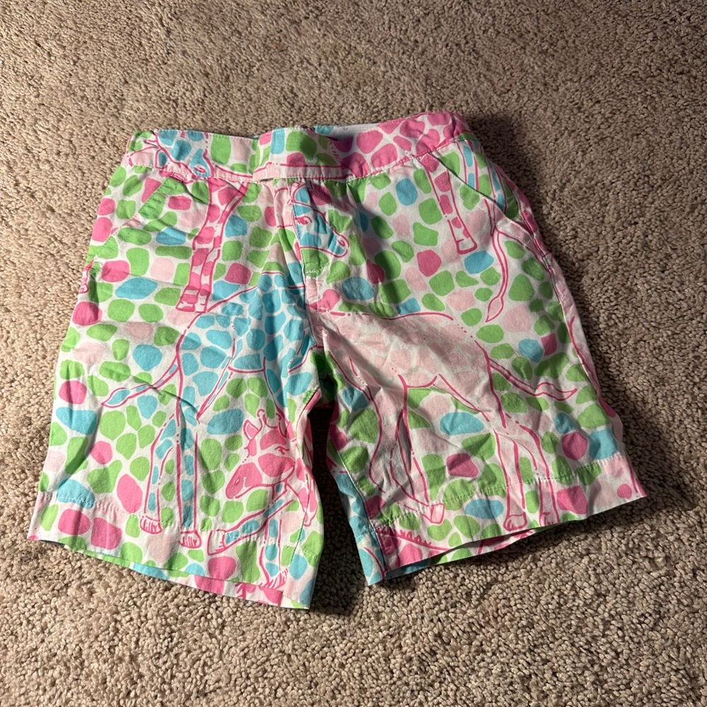 Lilly Pulitzer Giraffe Print Shorts